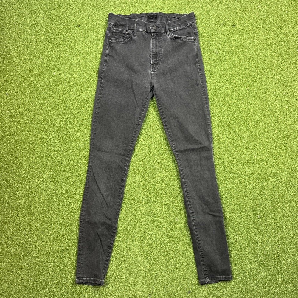 Mother The Looker Skinny Jeans Size 28 In Not Guilty Black